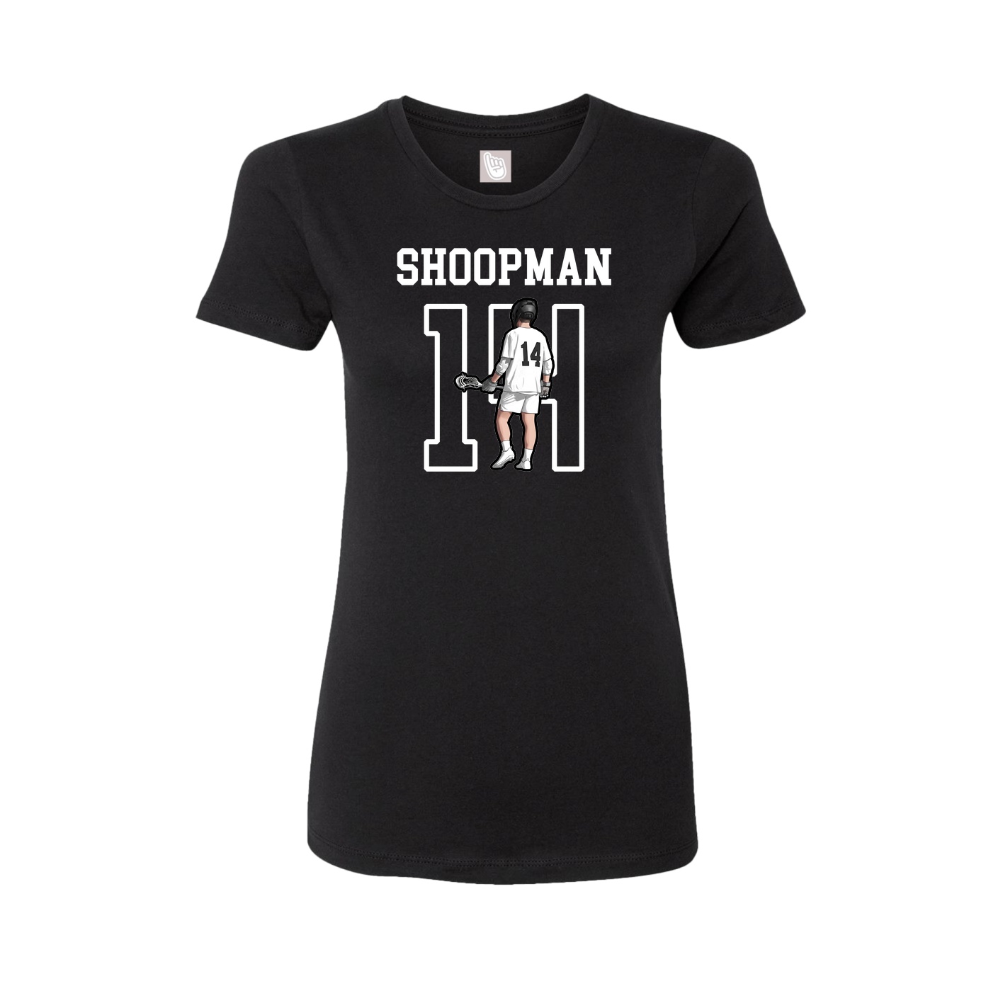 Fitted Women's Tee — Shirsey in Black