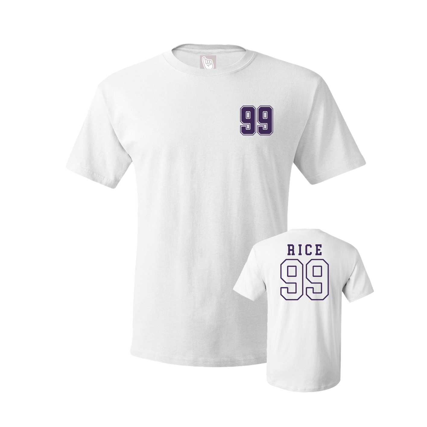 Youth Tee — Chest Back in White