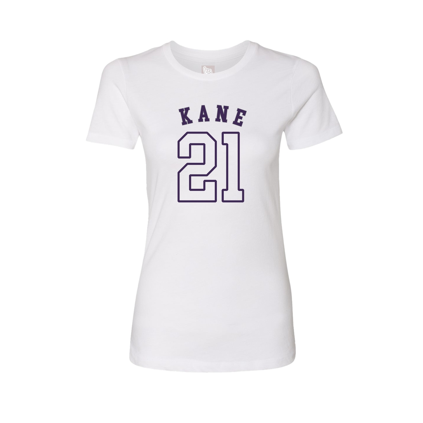 Fitted Women's Tee — Shirsey Arch in White