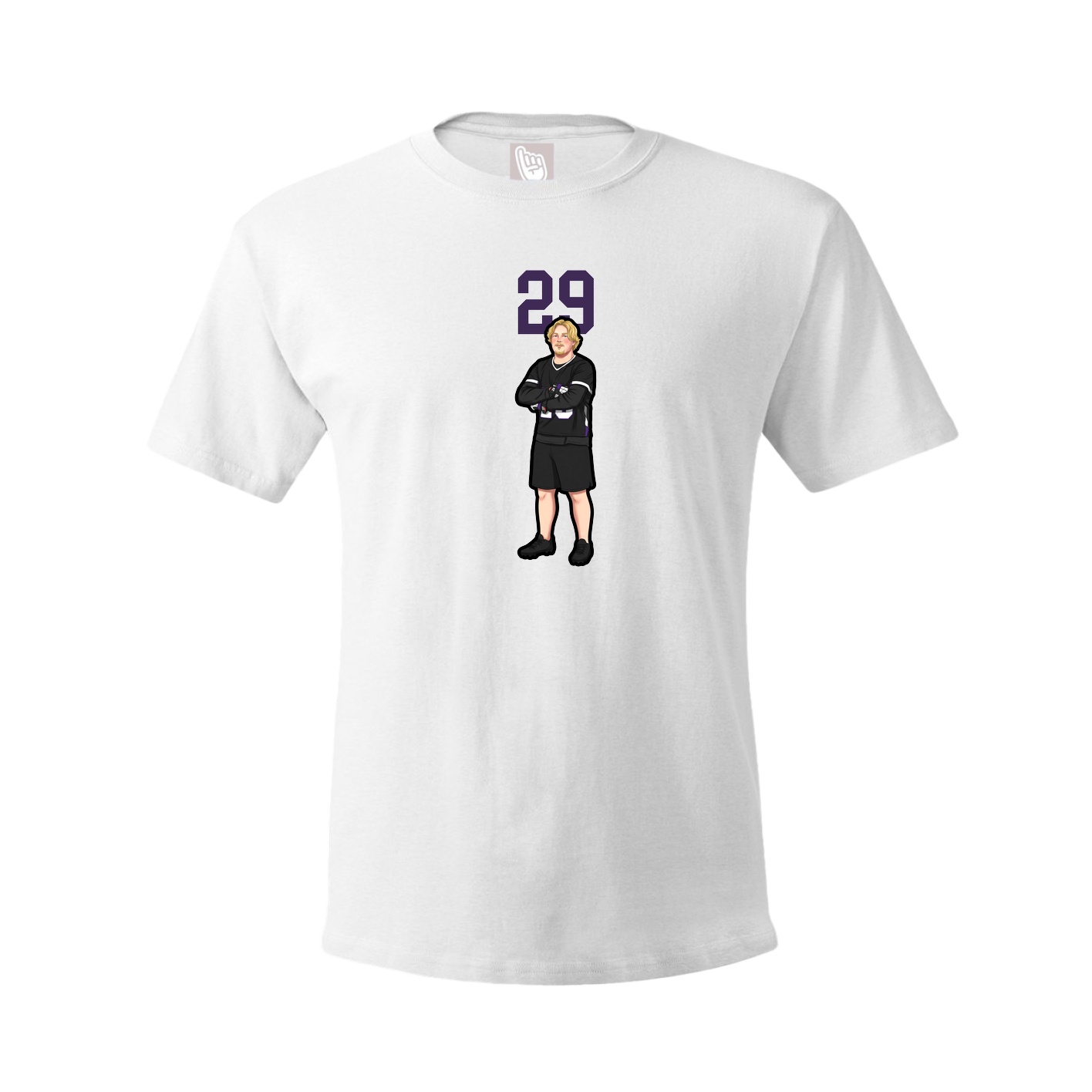 Tee — Number Top in White