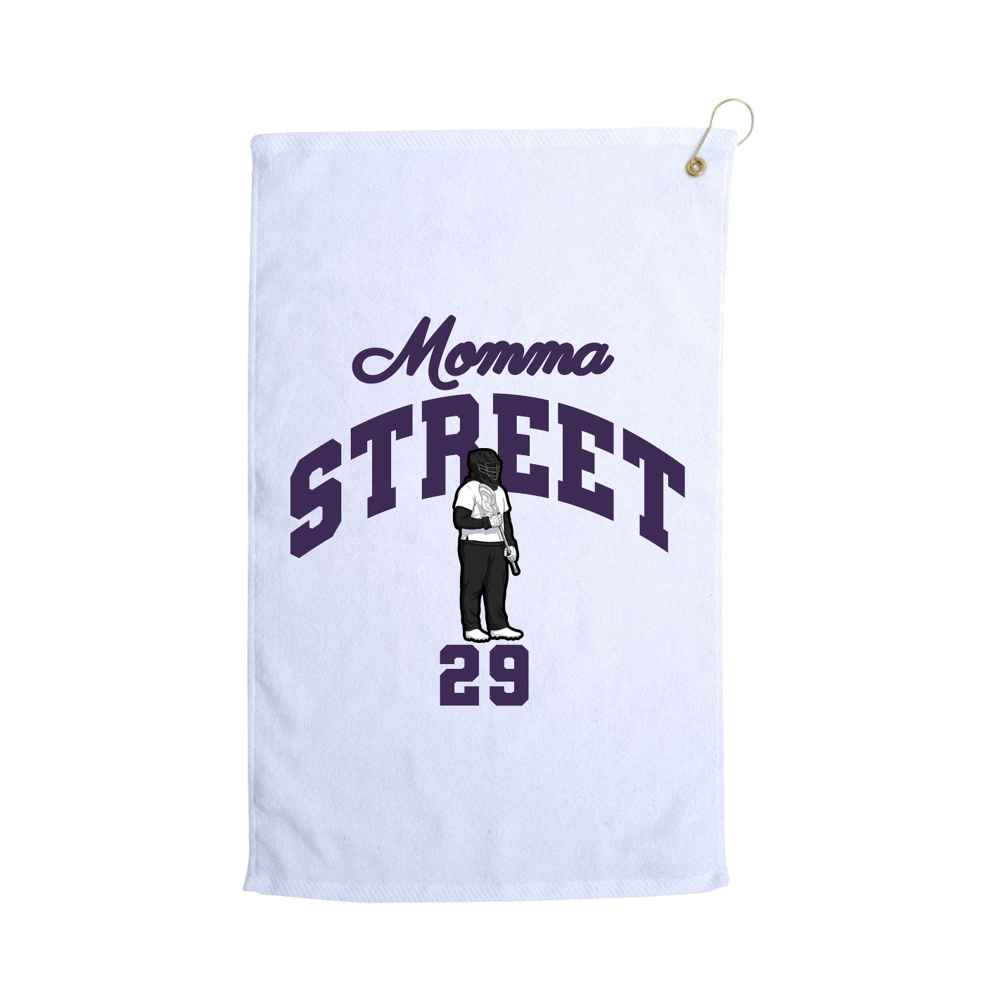 Golf Towel — Mothers Day Arch in White