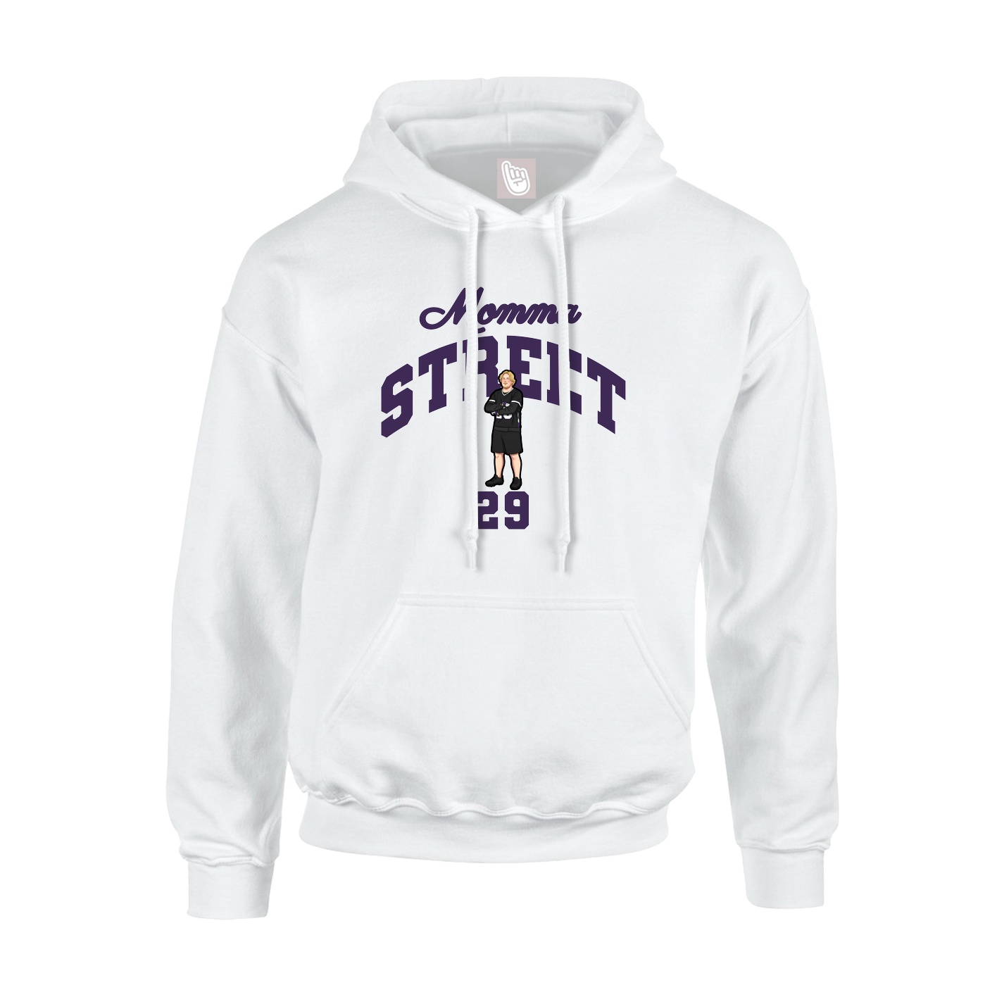 Youth Hoodie — Mothers Day Arch in White