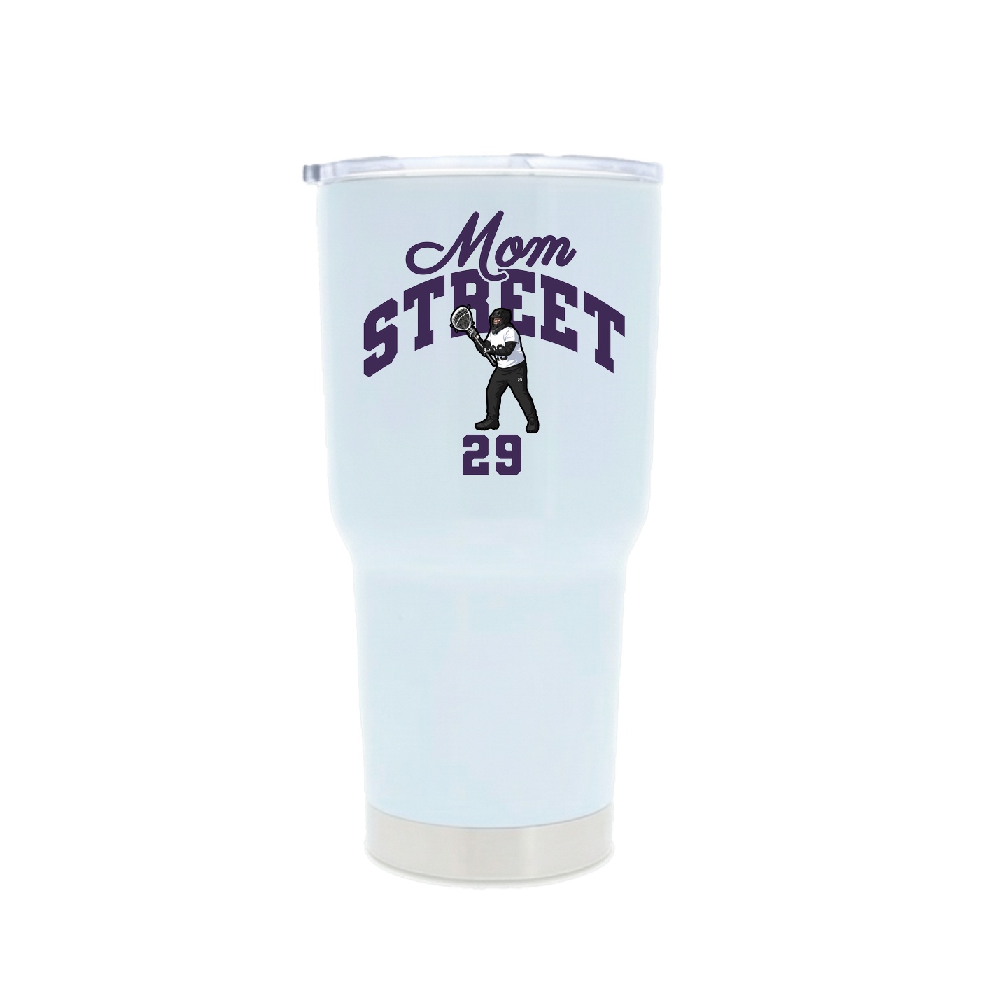 30oz Stainless Steel Tumbler — Mothers Day Arch in White