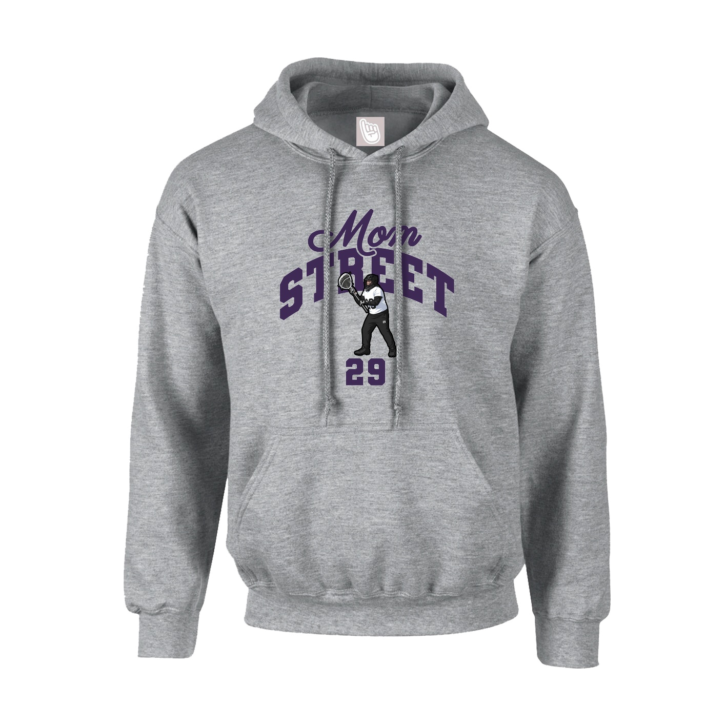 Youth Hoodie — Mothers Day Arch in Grey