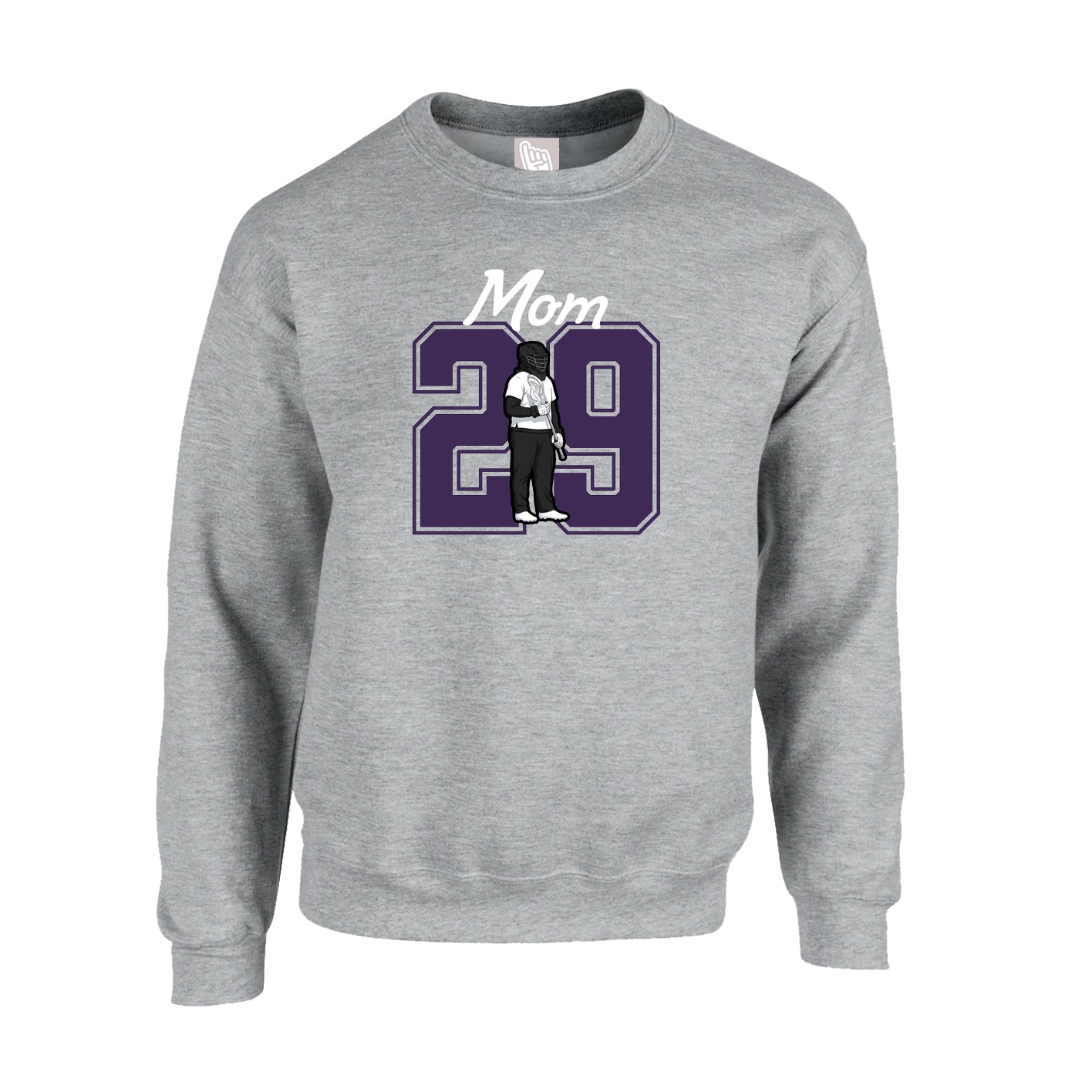 Fleece Crew — Mothers Day Shirsey in Grey