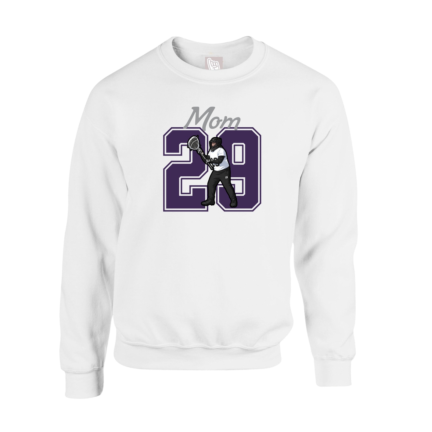 Fleece Crew — Mothers Day Shirsey in White