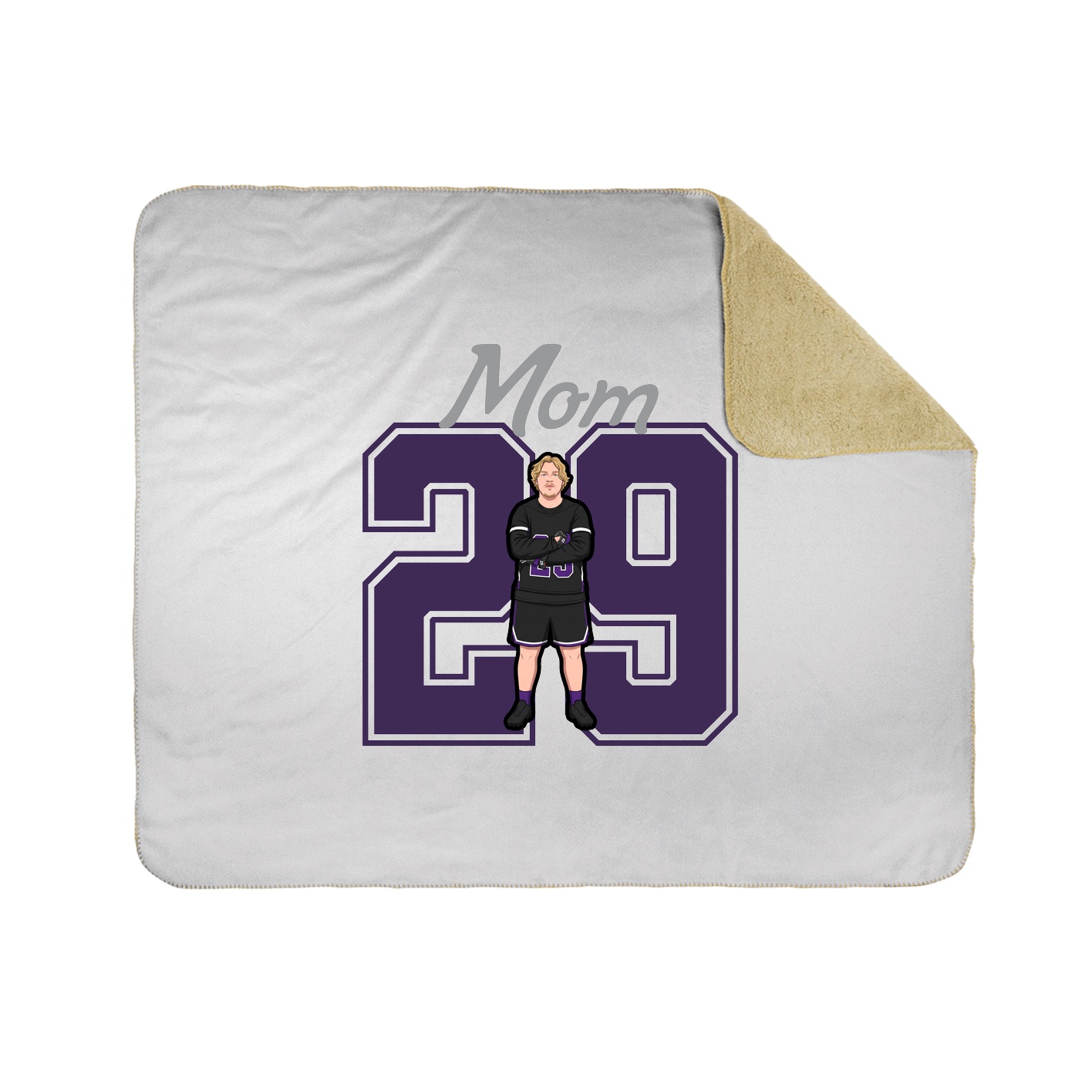 Throw Blanket — Mothers Day Shirsey in White