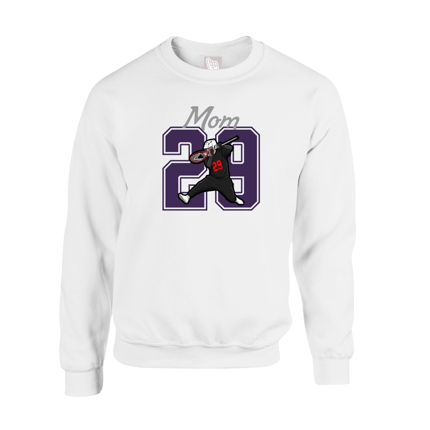 Fleece Crew — Mothers Day Shirsey in White