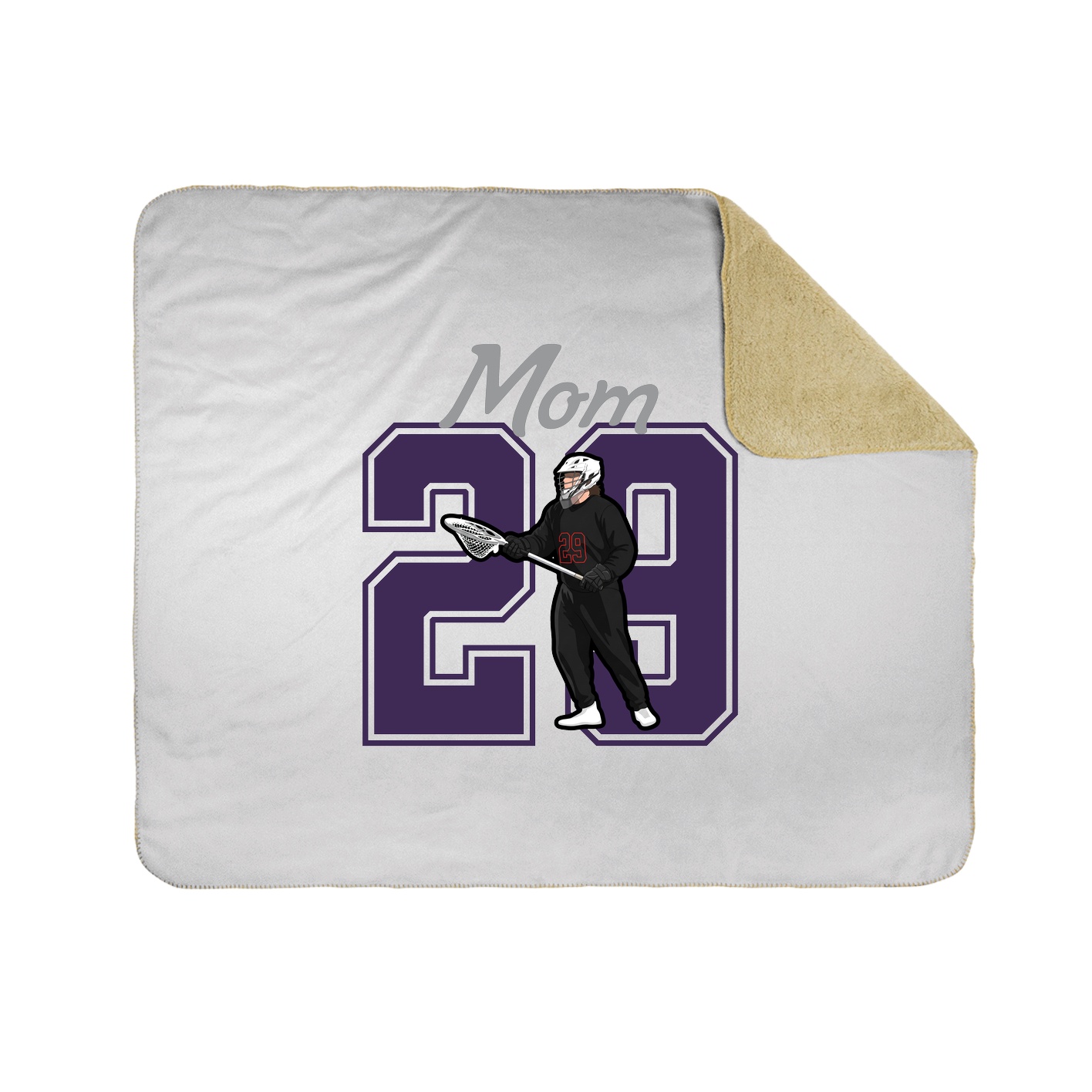 Throw Blanket — Mothers Day Shirsey in White