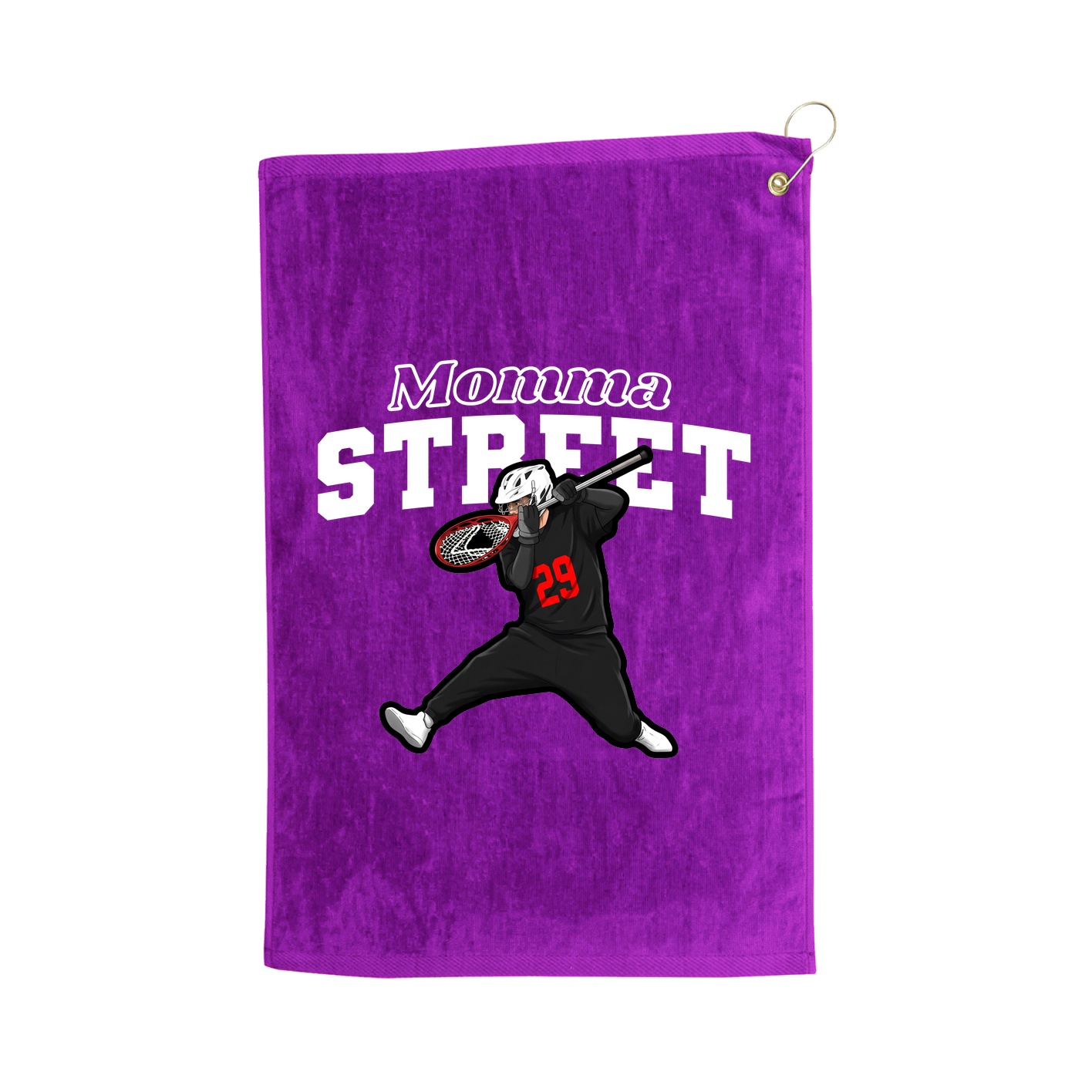 Golf Towel — Mothers Day Block in Purple