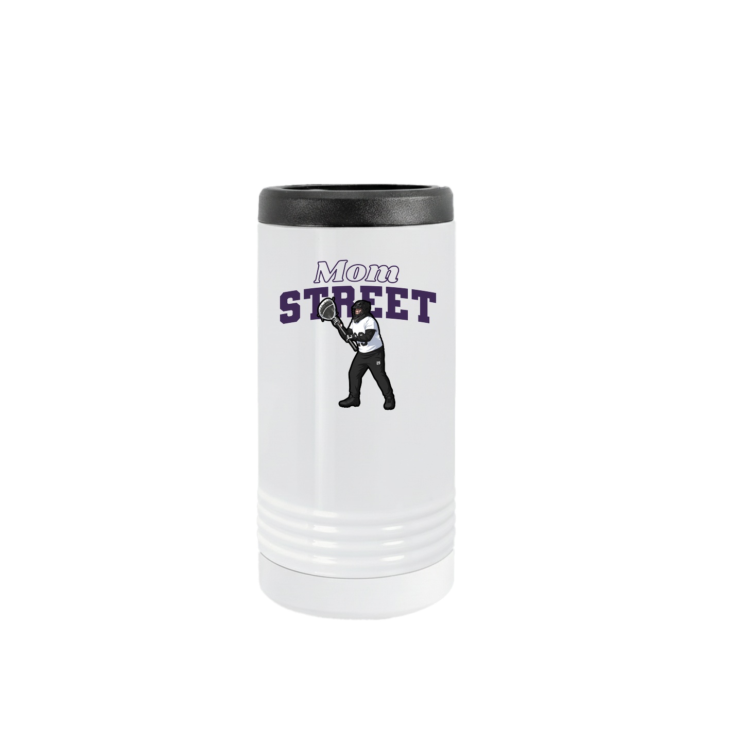 Slim Beverage Holder — Mothers Day Block in White