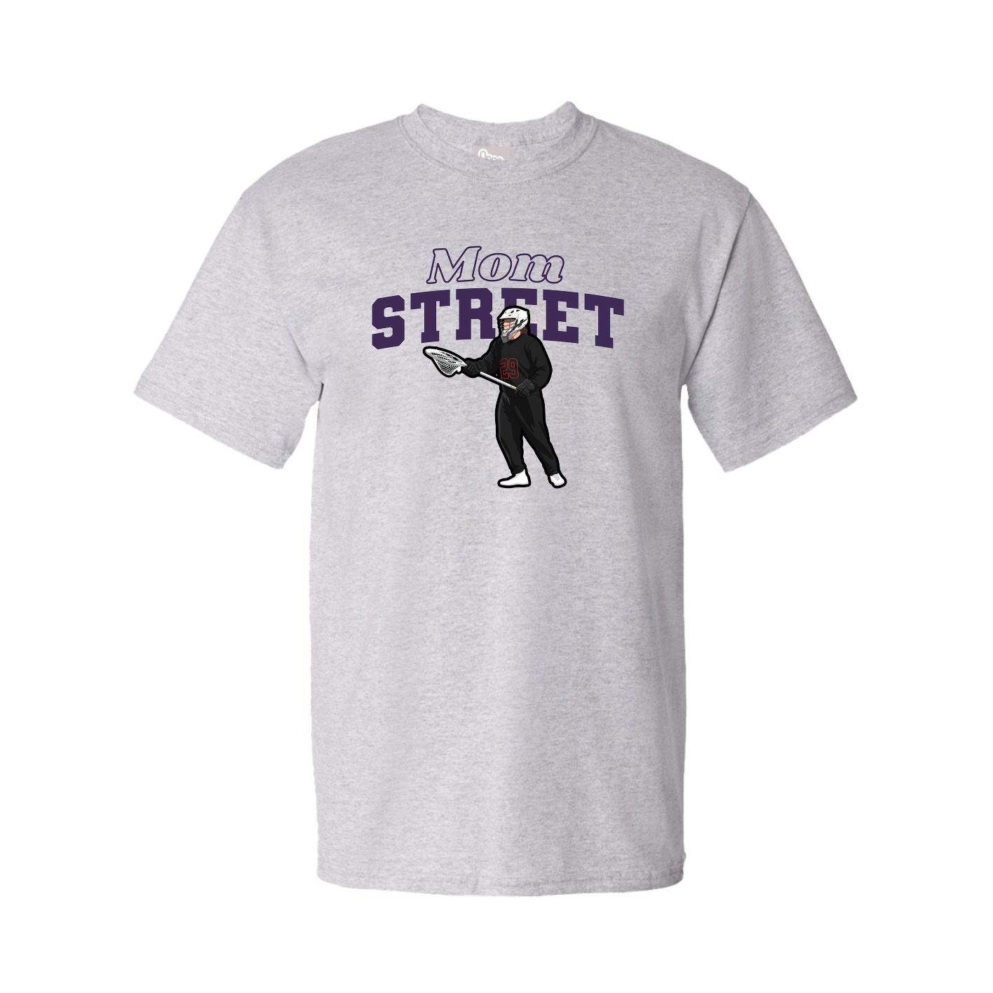 Youth Tee — Mothers Day Block in Grey