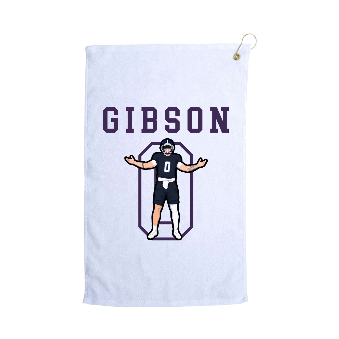 Golf Towel — Shirsey in White