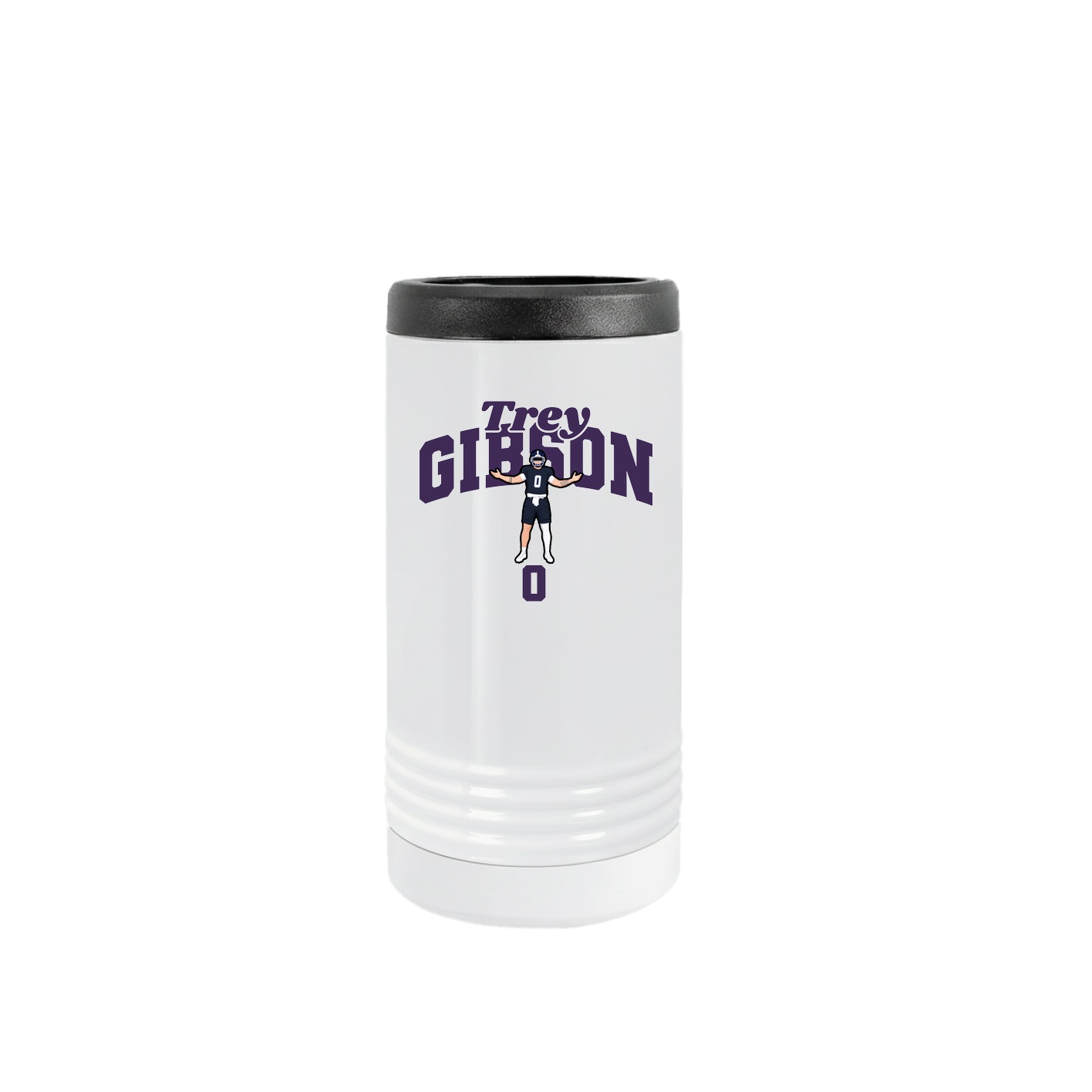 Slim Beverage Holder — Signature Arch in White