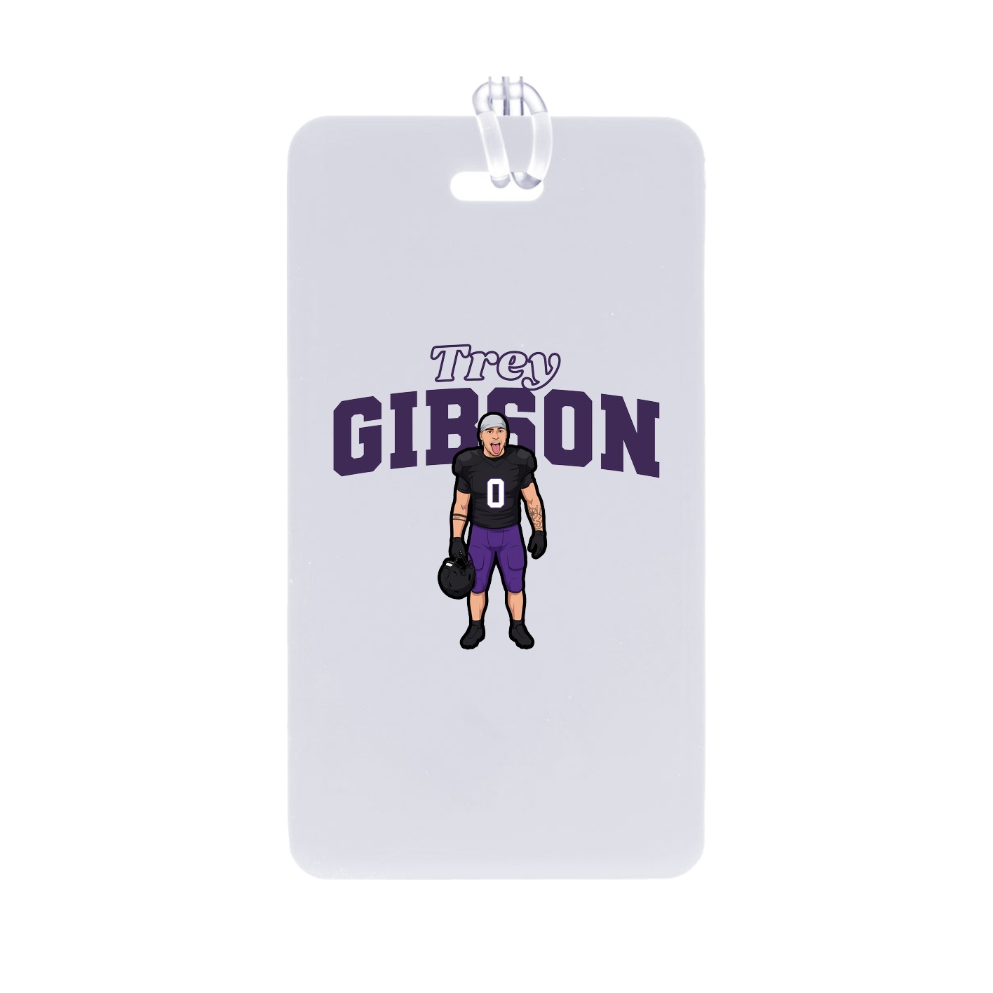 Bag Tag — Name Arch in Classic
