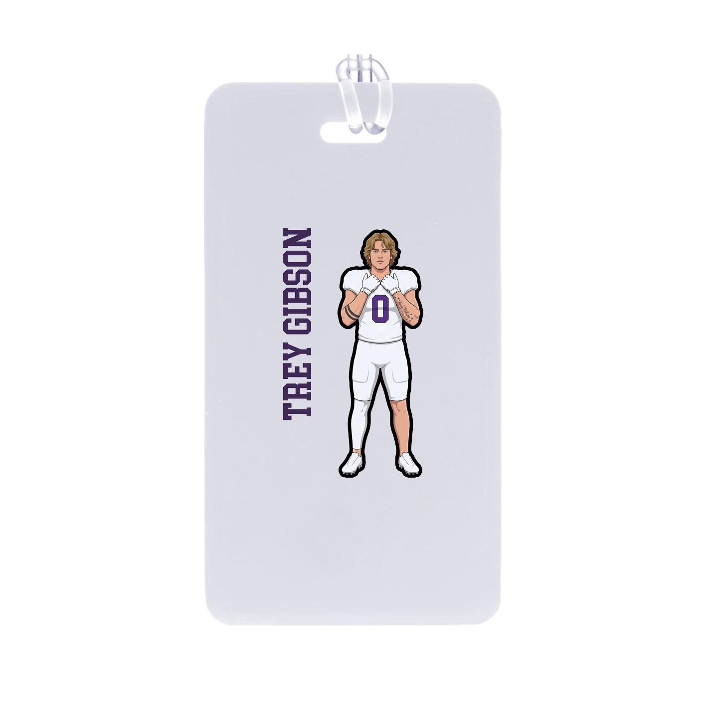 Bag Tag — Name Vertical in Classic