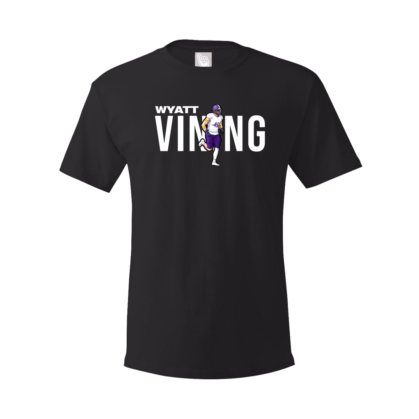 Tee — Player Name in Black