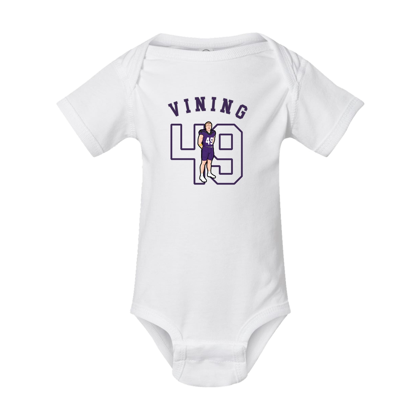 Baby Onesie — Shirsey Arch in White