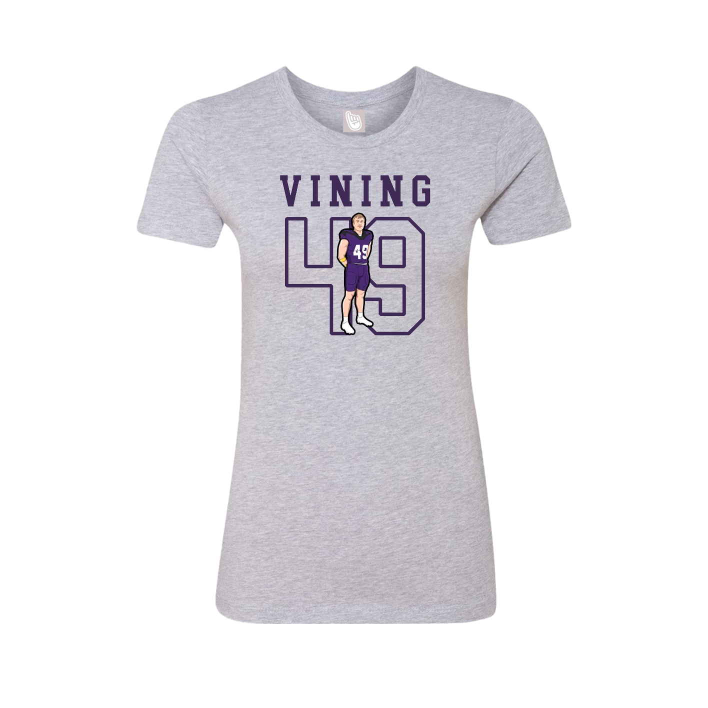 Fitted Women's Tee — Shirsey in Grey
