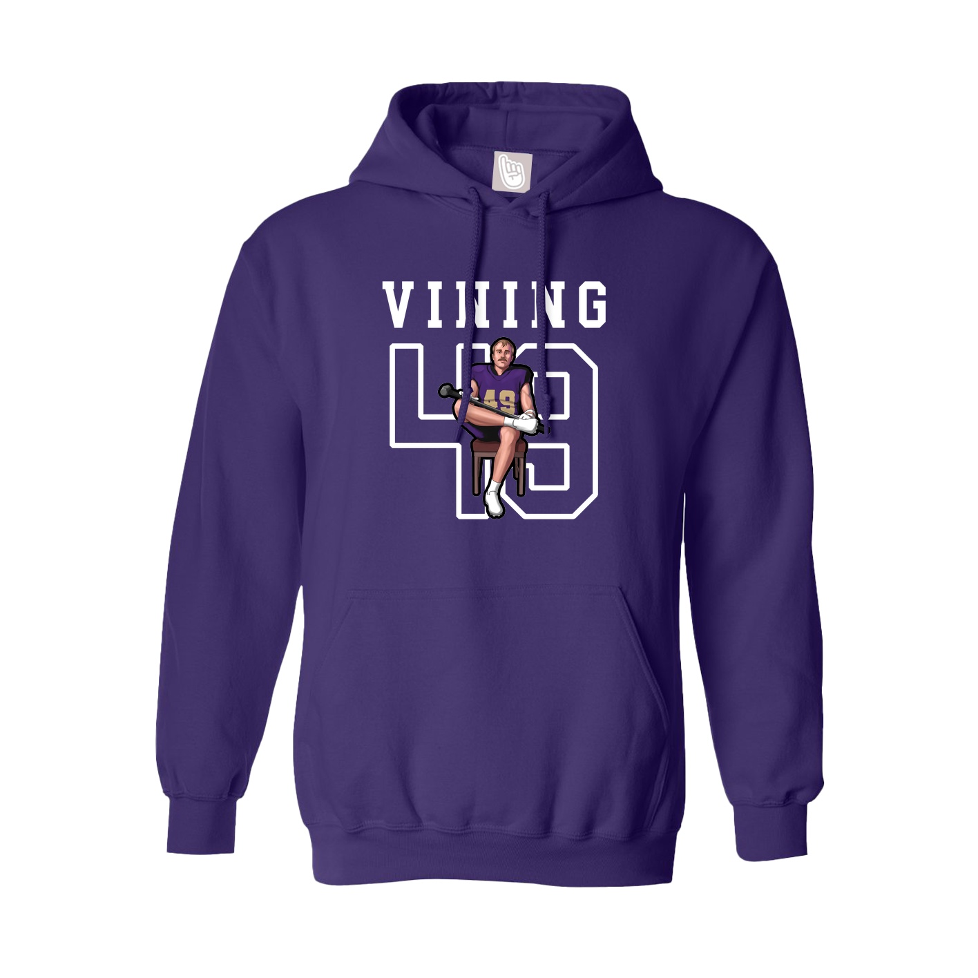 Hoodie — Shirsey in Purple