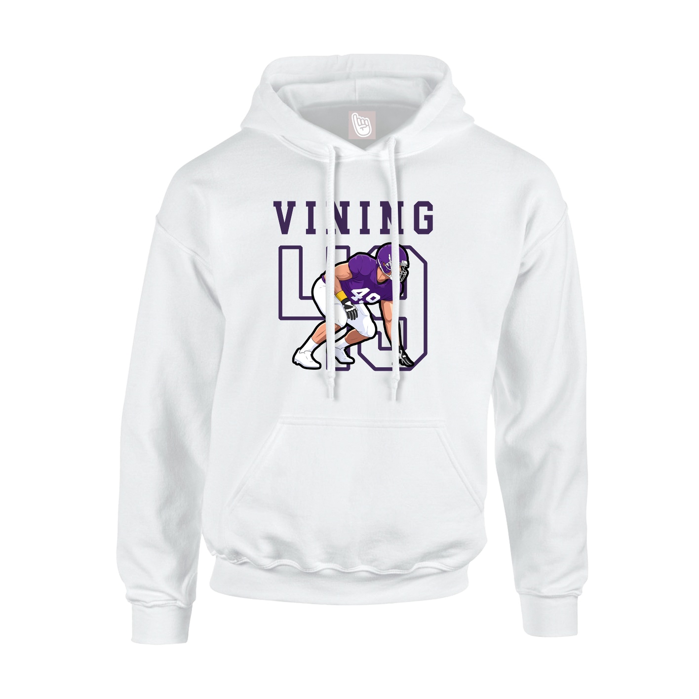 Hoodie — Shirsey in White