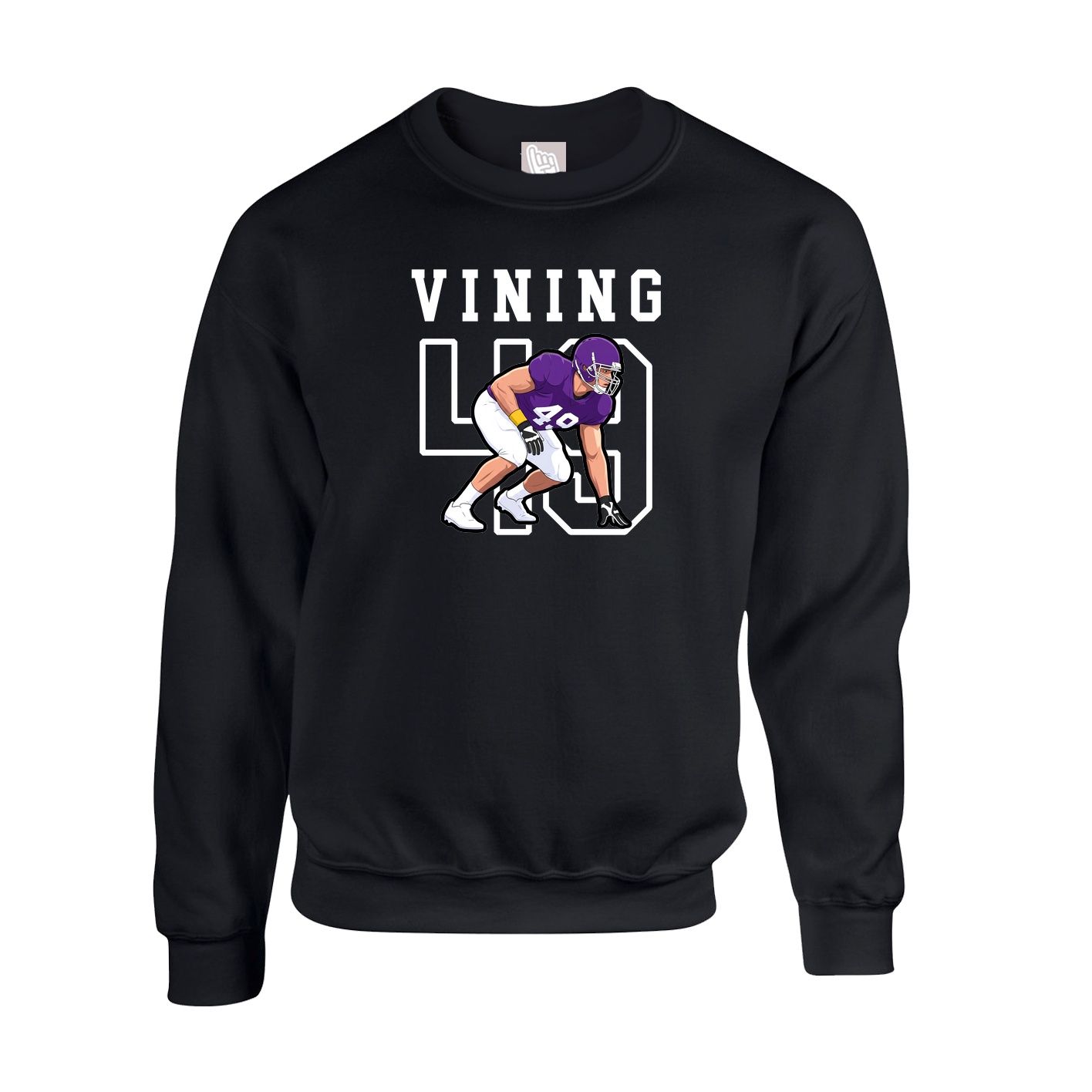 Fleece Crew — Shirsey in Black