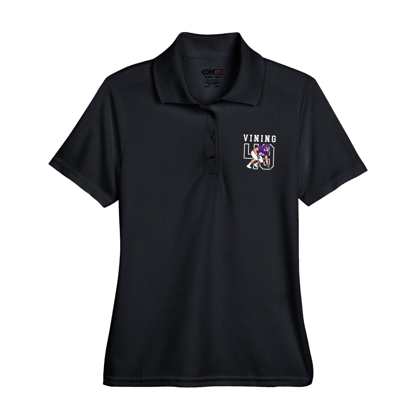 Womens Performance Polo — Shirsey in Black