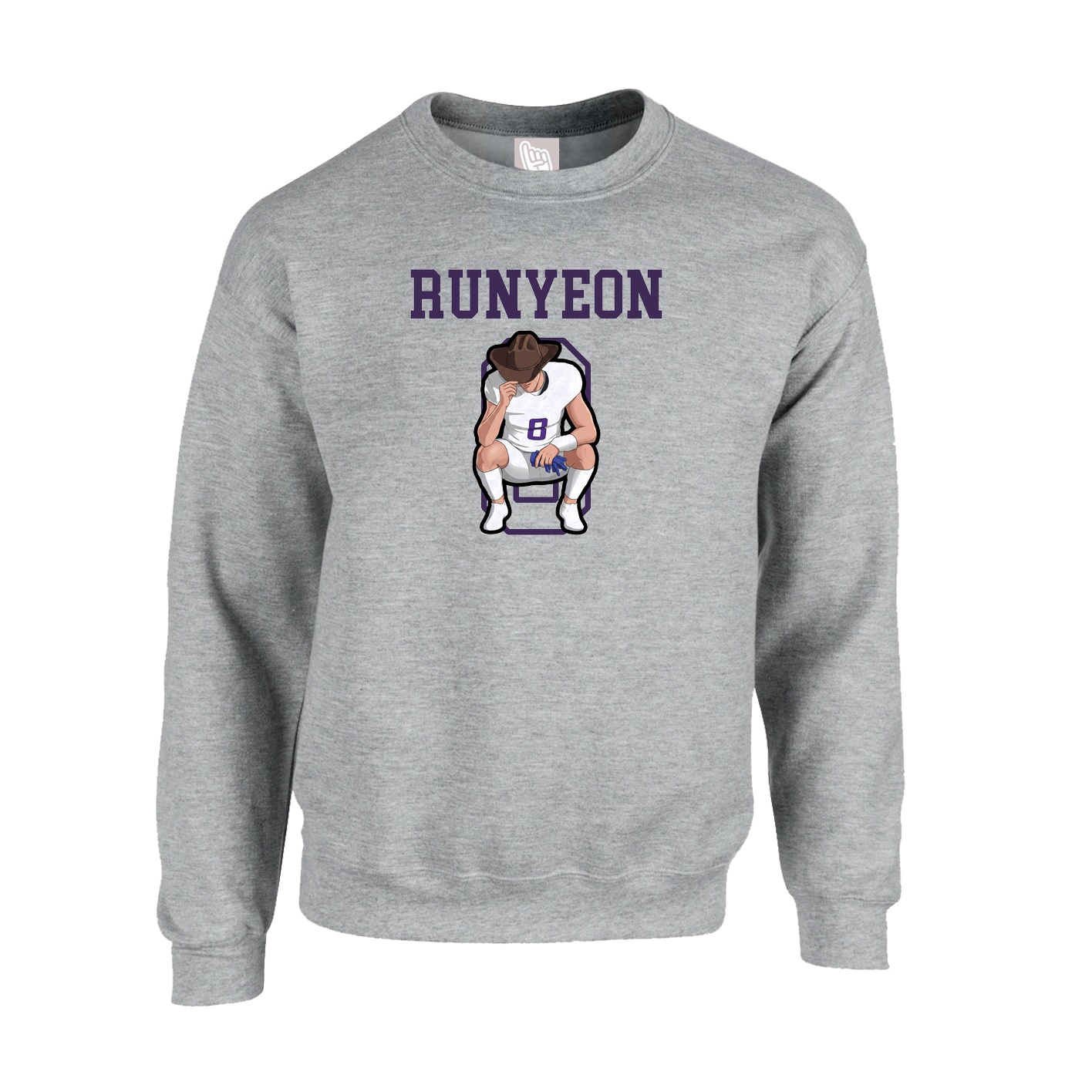 Fleece Crew — Shirsey in Grey