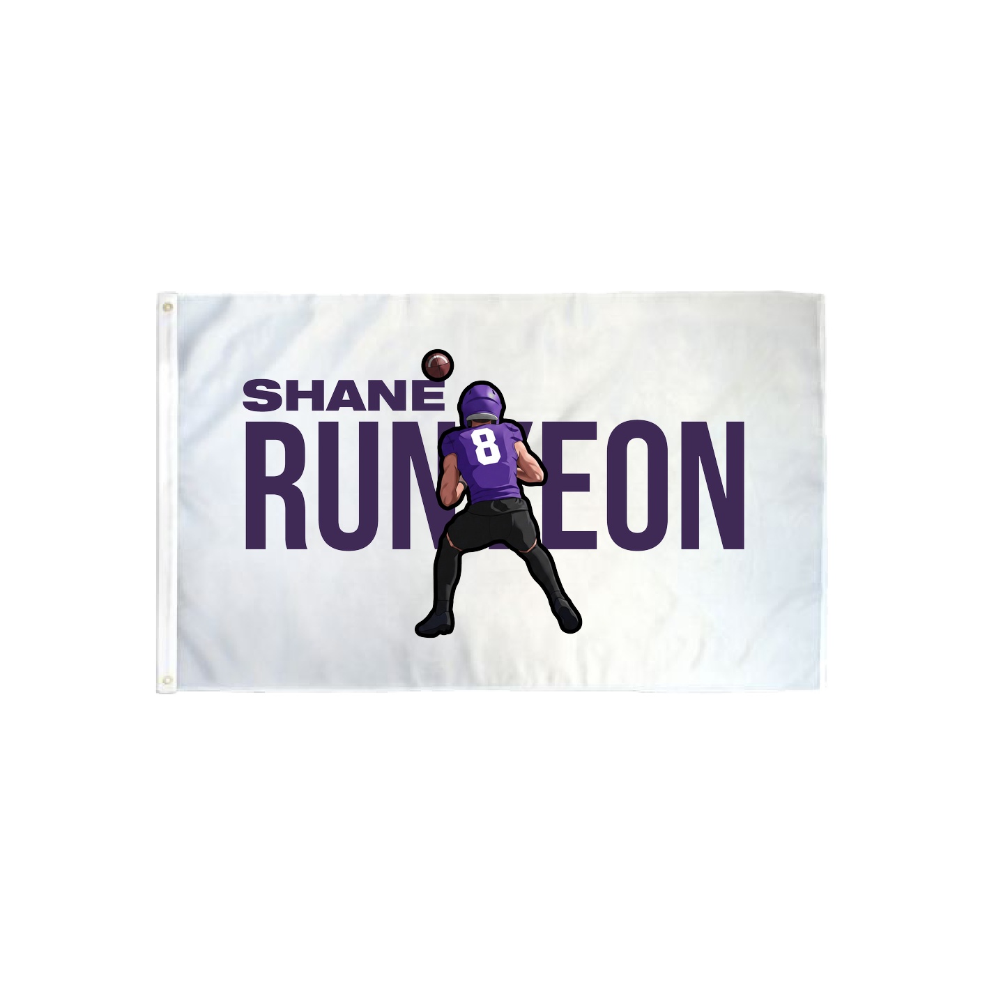 3x5 Flag — Player Name in Classic