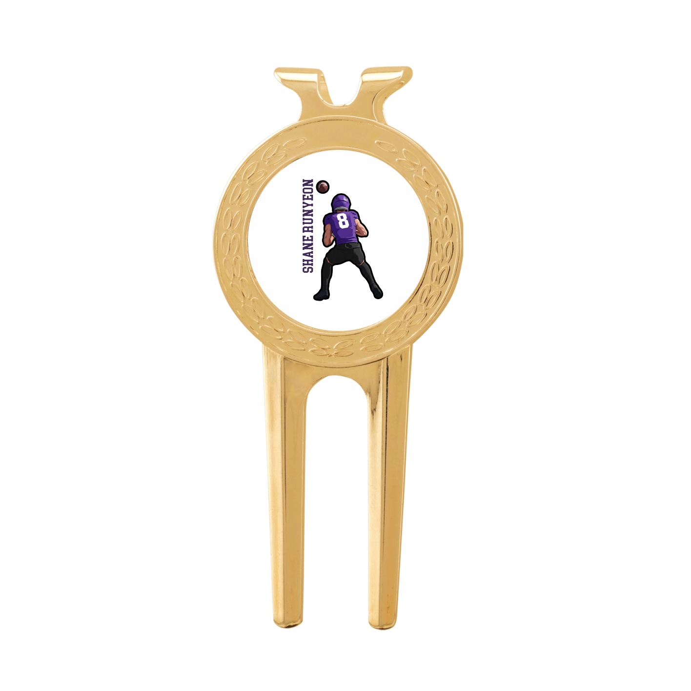 Divot Tool with Ball Marker — Name Vertical in Classic
