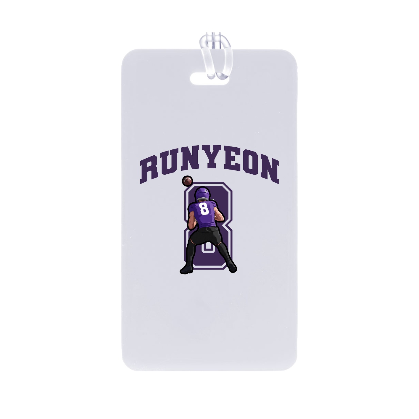 Bag Tag — Number in Classic