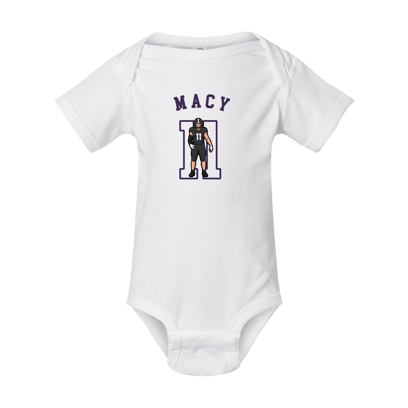 Baby Onesie — Shirsey Arch in White