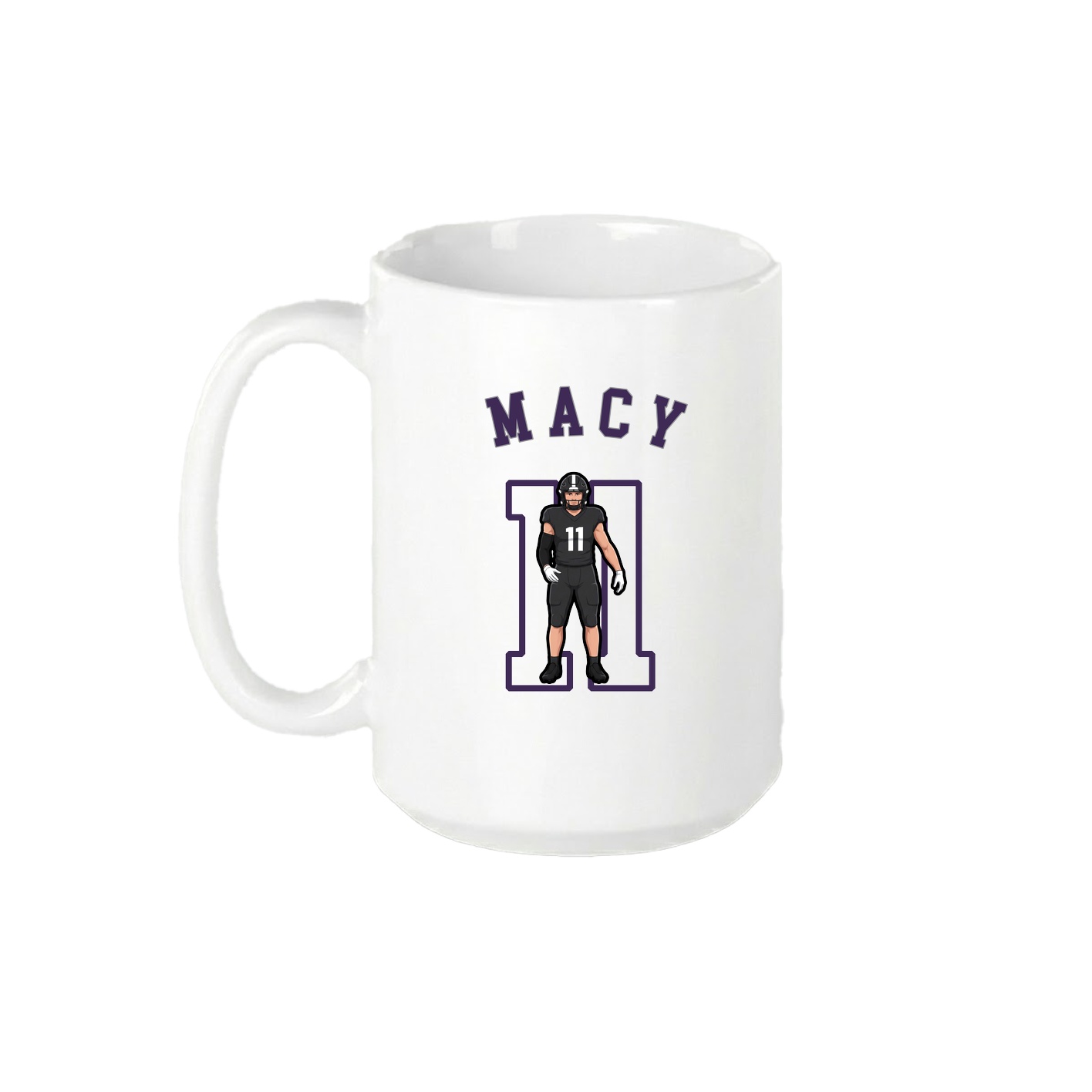 15oz Coffee Mug — Shirsey Arch in White