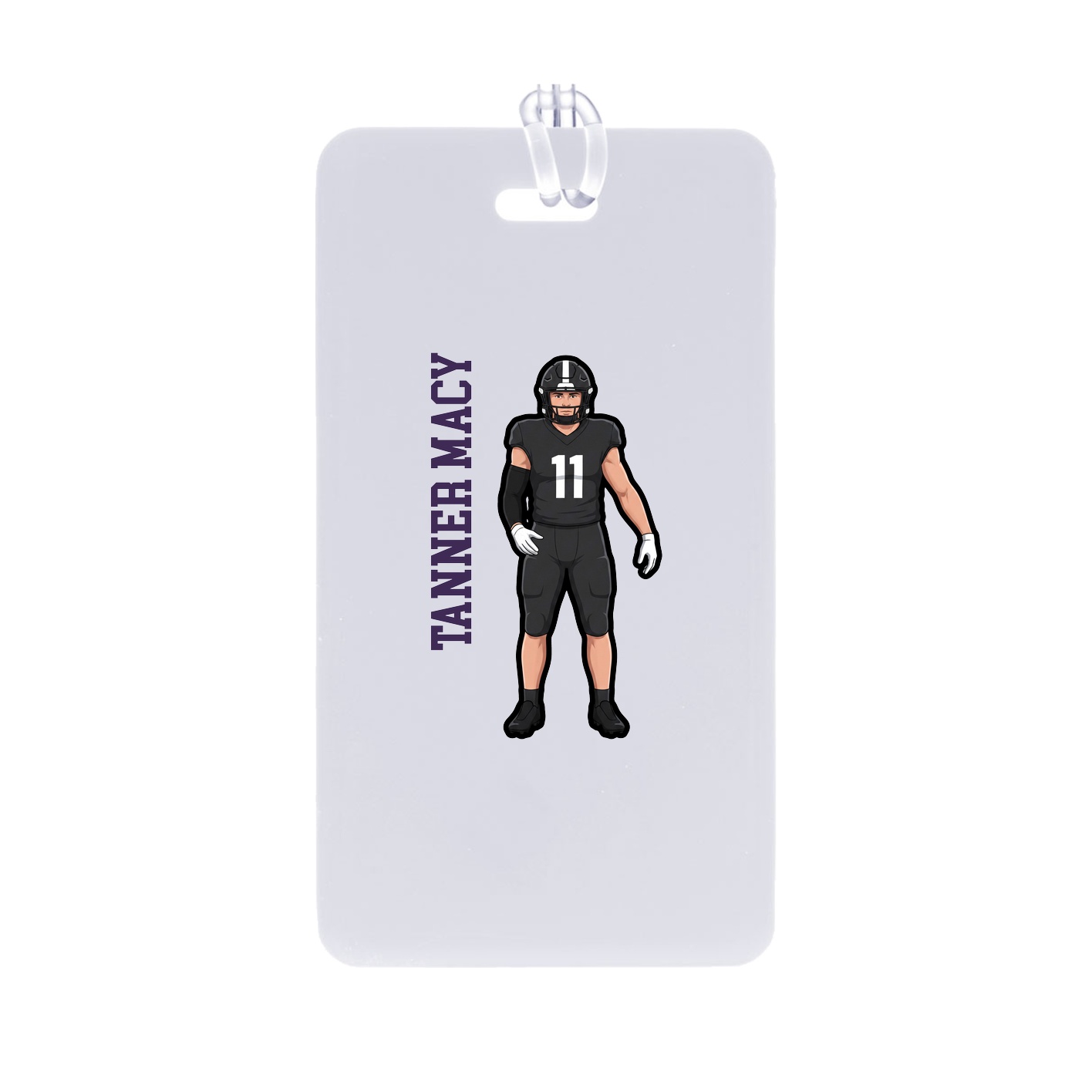 Bag Tag — Name Vertical in Classic