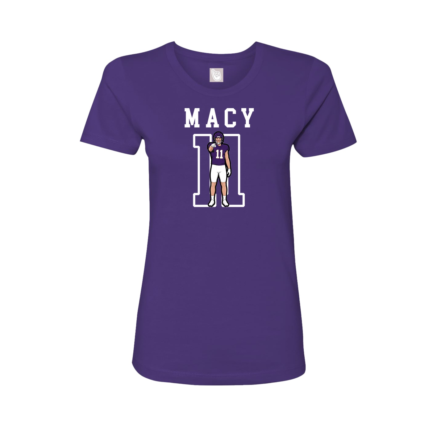 Fitted Women's Tee — Shirsey in Purple