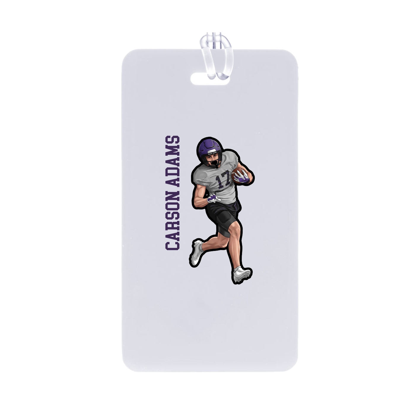 Bag Tag — Name Vertical in Classic