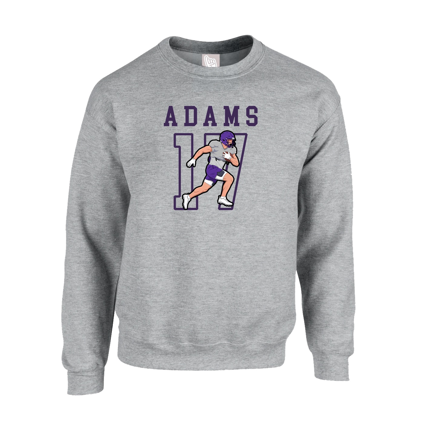 Fleece Crew — Shirsey in Grey