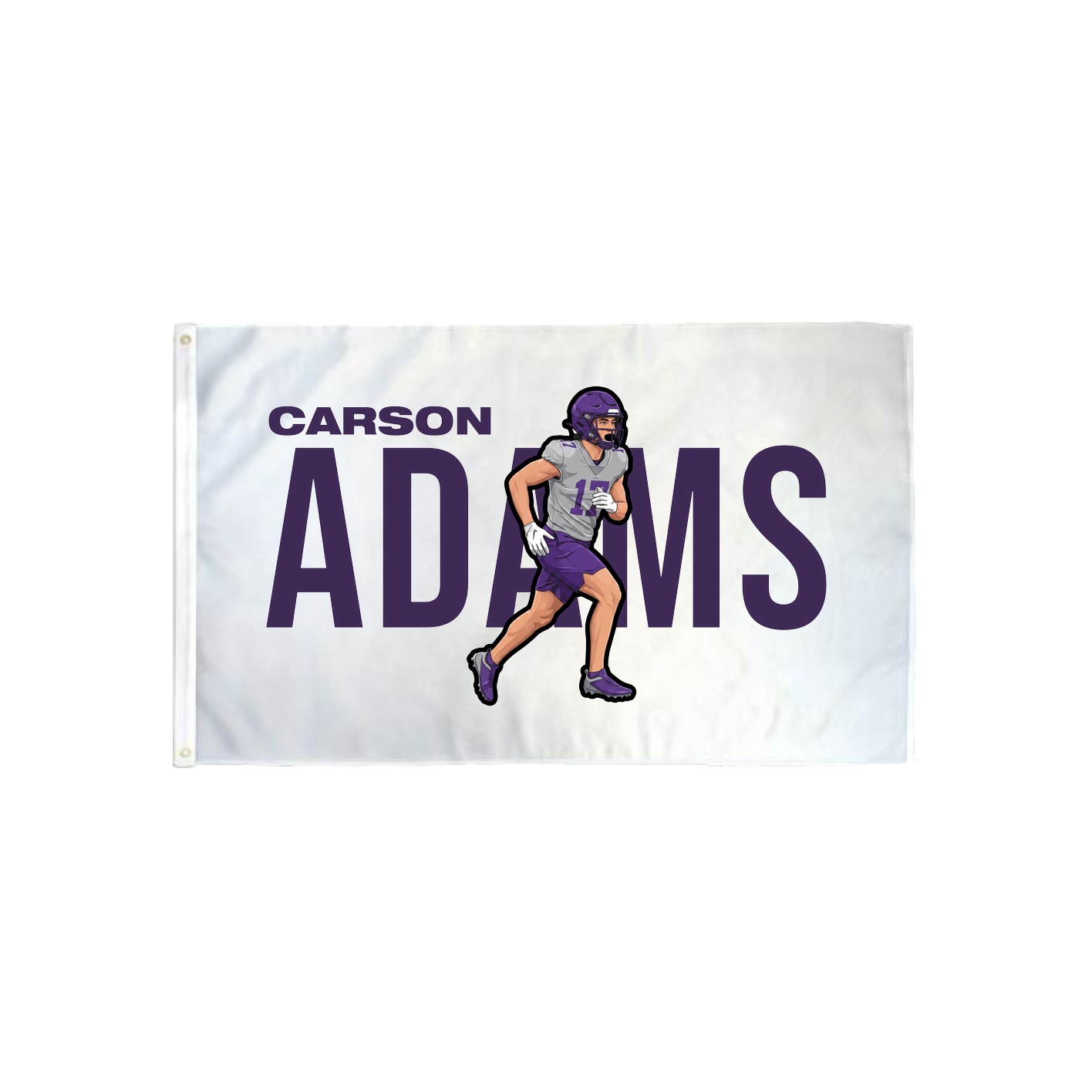 3x5 Flag — Player Name in Classic