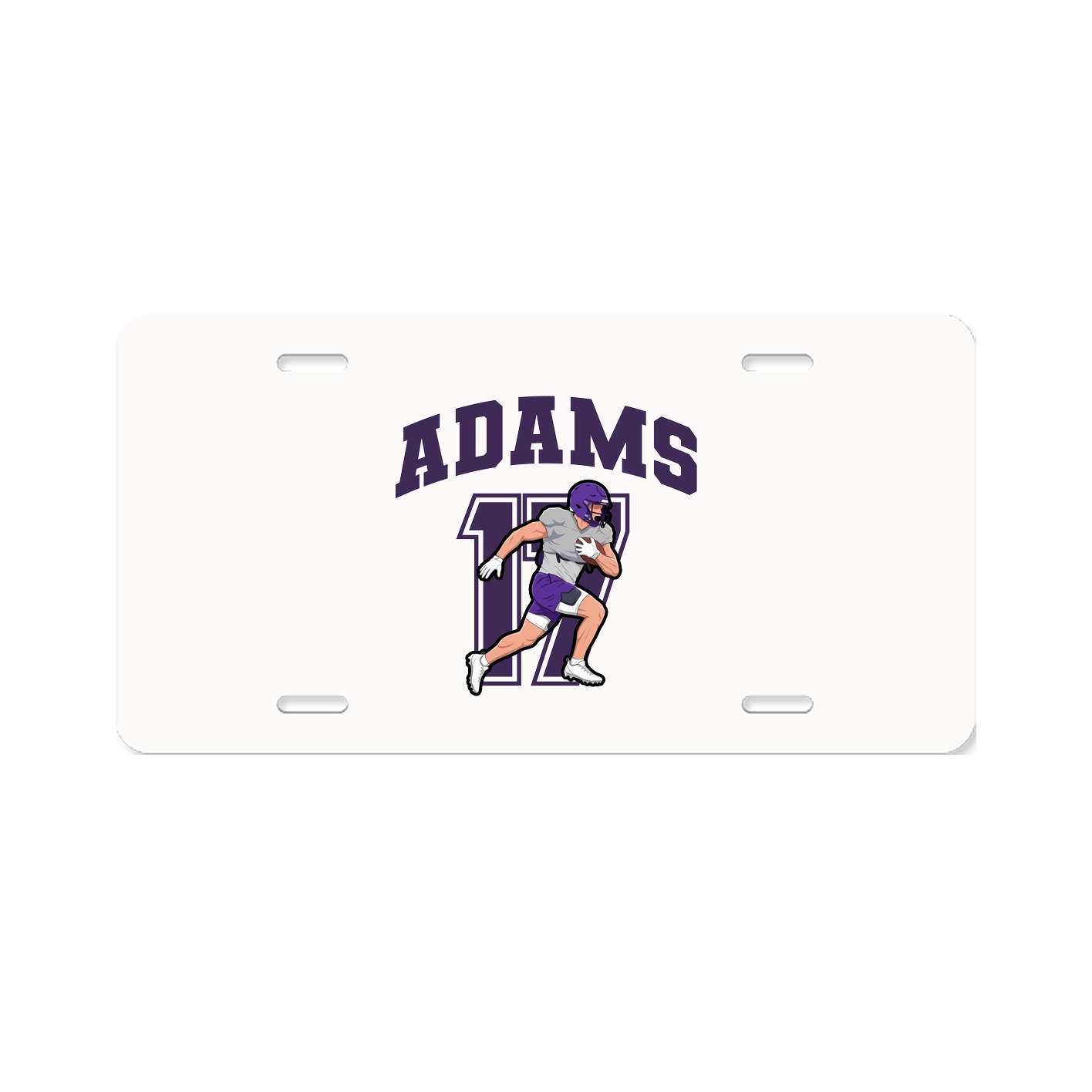 License Plate — Number in Classic