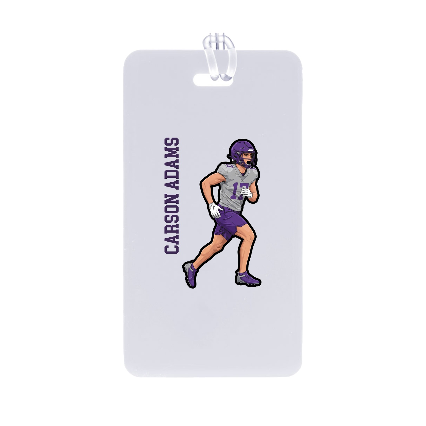 Bag Tag — Name Vertical in Classic