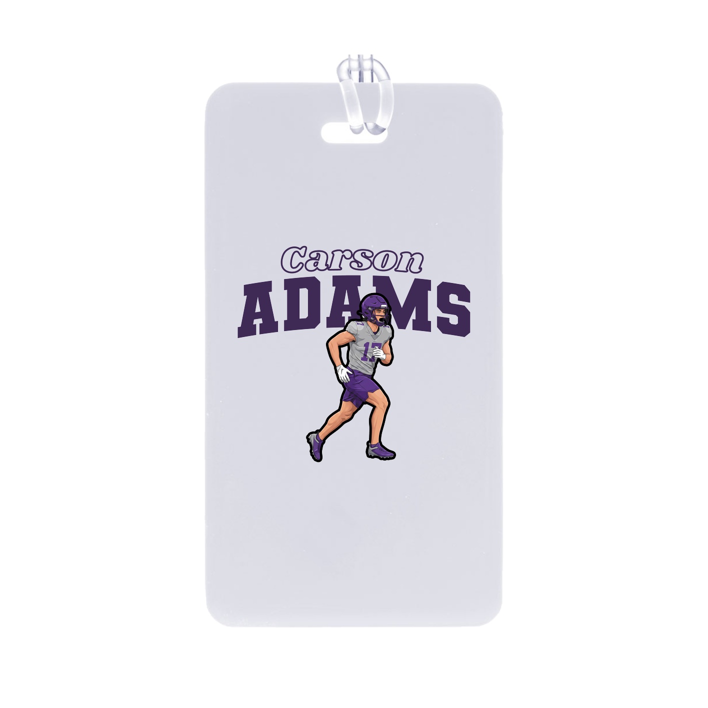 Bag Tag — Name Arch in Classic