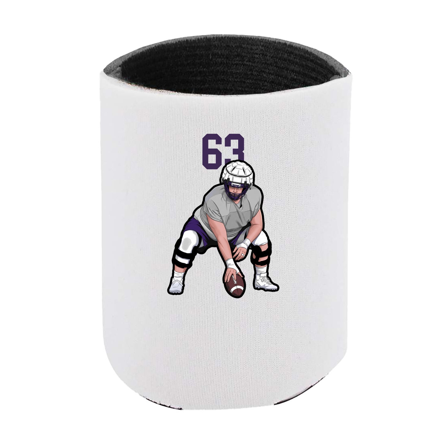 Can Holder — Number Top in White