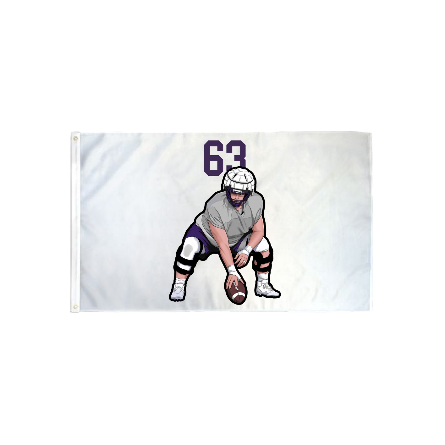 3x5 Flag — Number Top in Classic