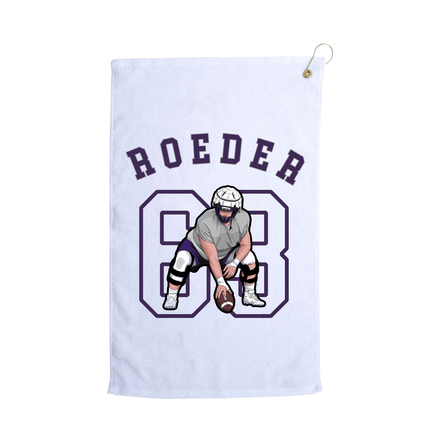 Golf Towel — Shirsey Arch in White
