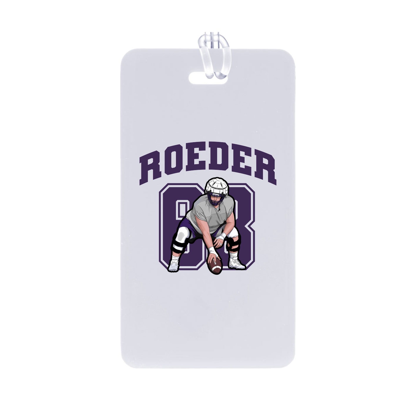 Bag Tag — Number in Classic