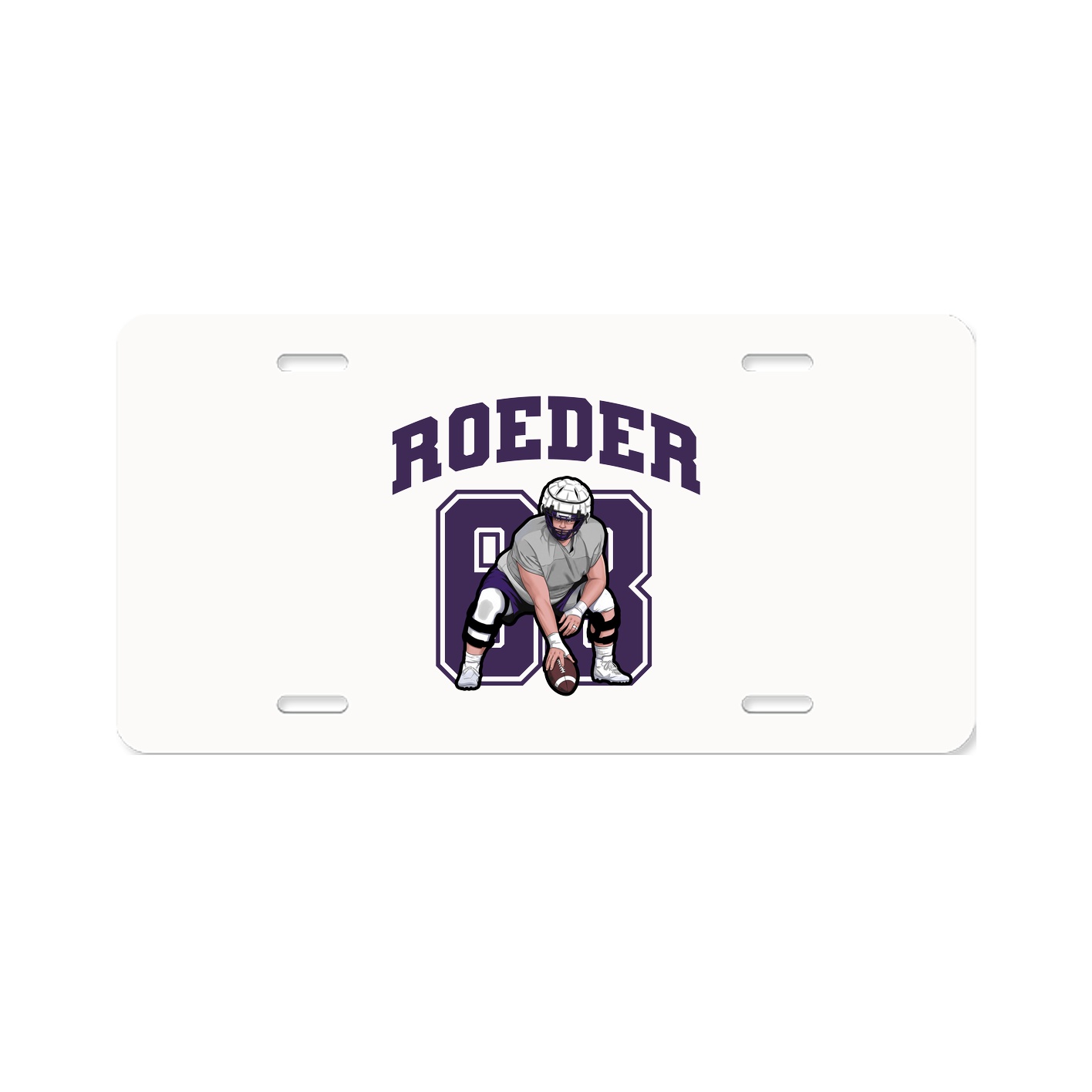 License Plate — Number in Classic