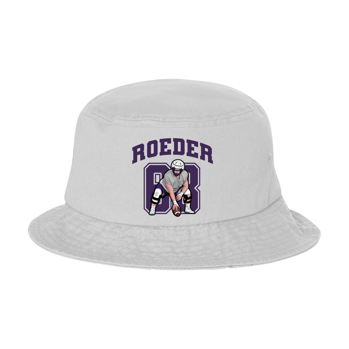 Bucket Cap — Number in White
