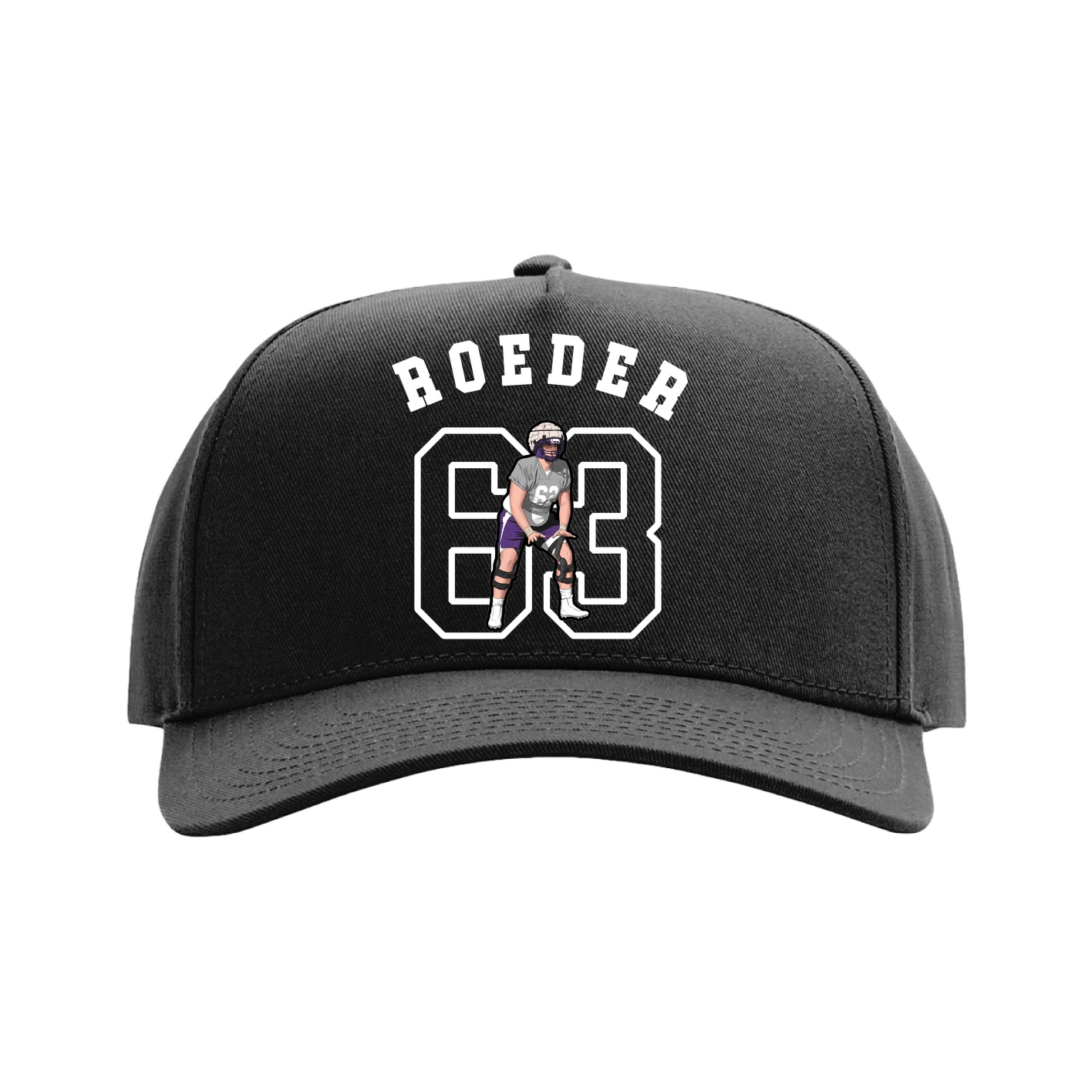 Full Fabric Five-Panel Champ Cap