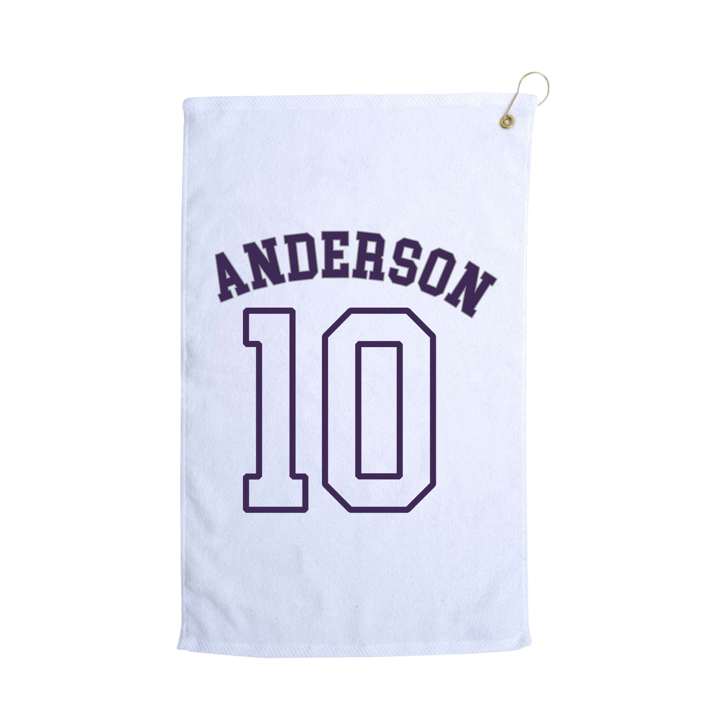 Golf Towel — Shirsey Arch in White