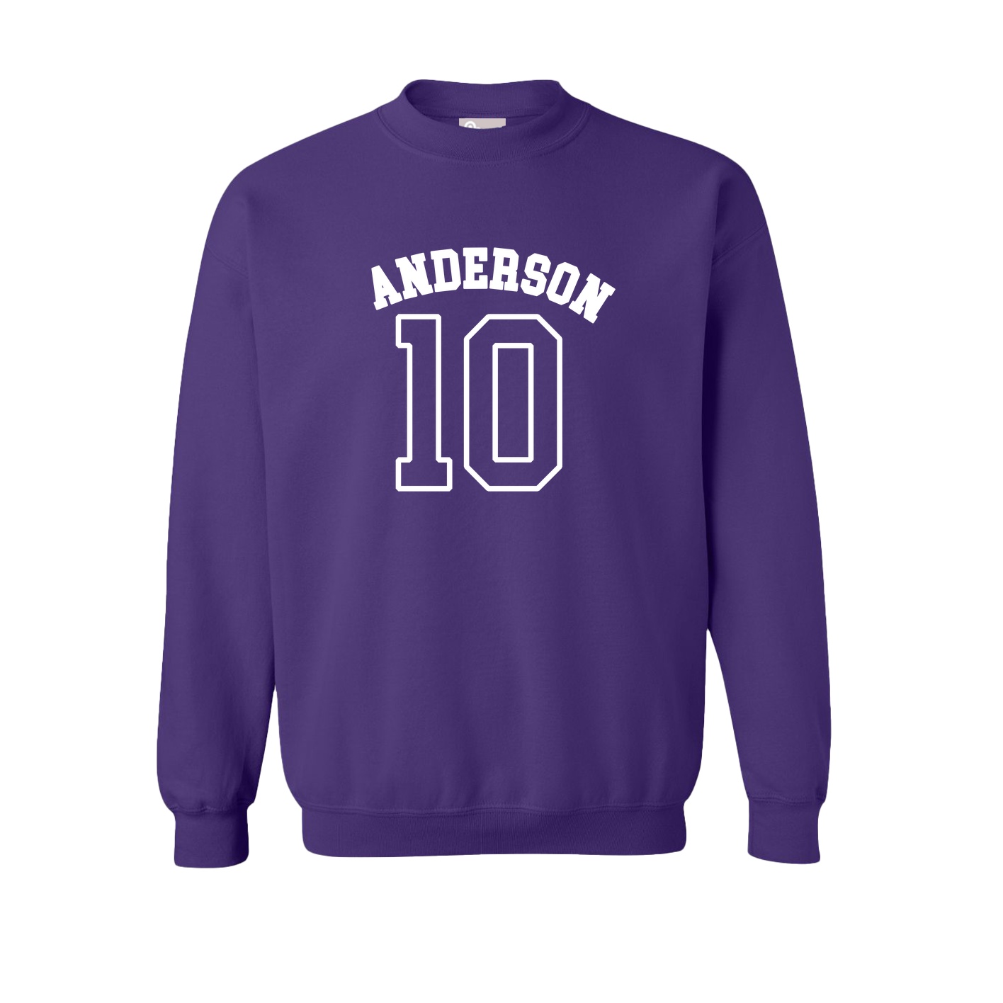 Fleece Crew — Shirsey Arch in Purple